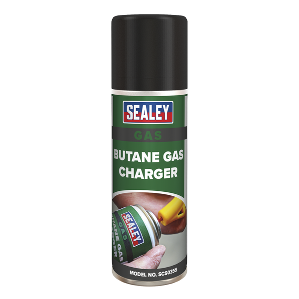 Sealey SCS035 200ml Butane Gas Refill - Pack of 6