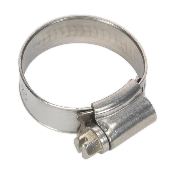 Sealey SHCSS0X Ø22-32mm Stainless Steel Hose Clip - Pack of 10