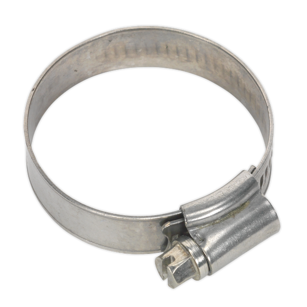 Sealey SHCSS1 Ø32-44mm Stainless Steel Hose Clip - Pack of 10