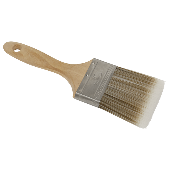Sealey SPBS76W Wooden Handle Paint Brush 76mm