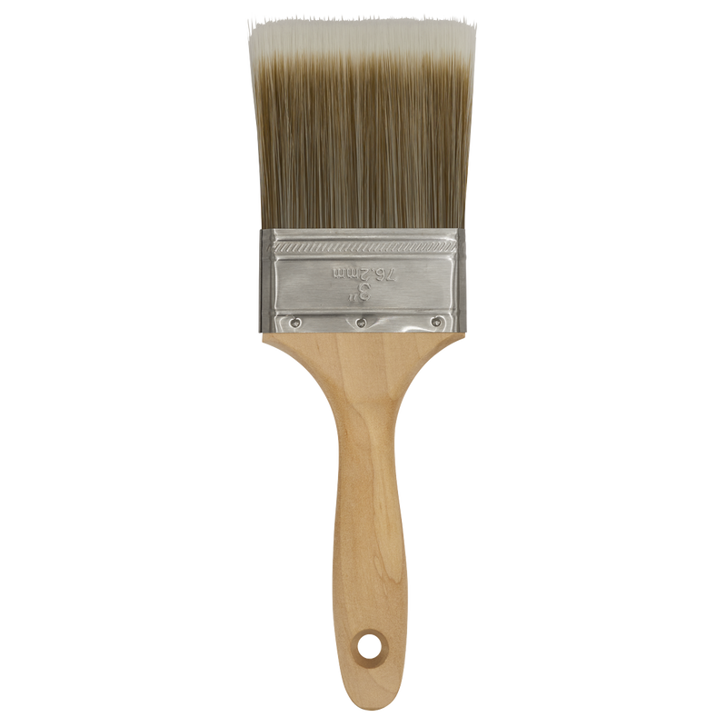 Sealey SPBS76W Wooden Handle Paint Brush 76mm