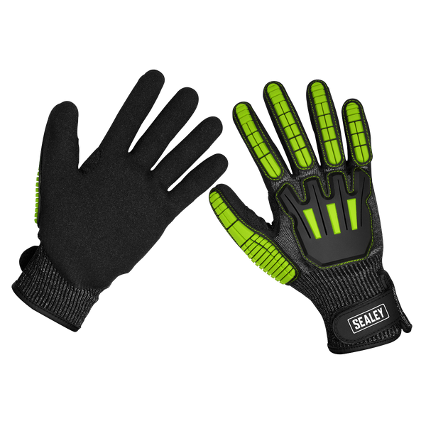 Sealey SSP39XL Cut & Impact Resistant Gloves - X-Large - Pair
