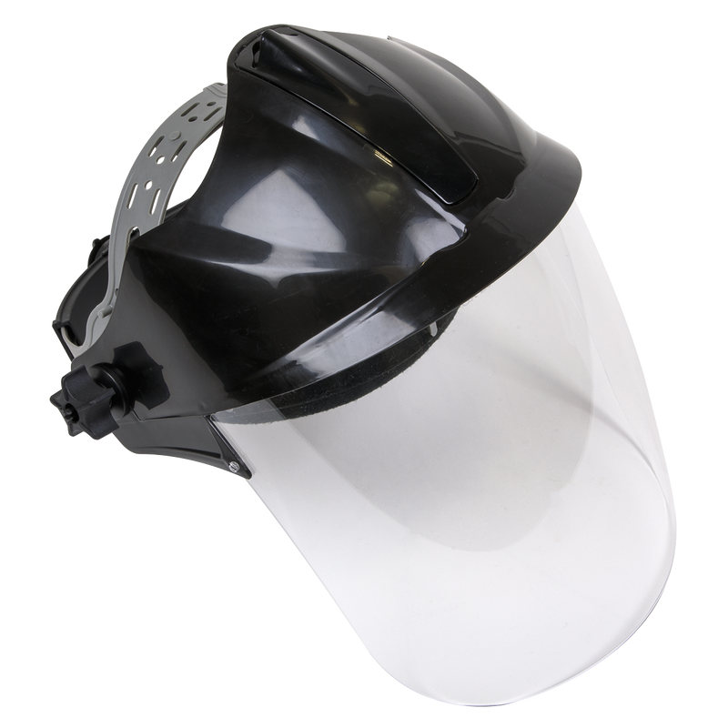 Sealey SSP78 Deluxe Brow Guard with Aspherical Polycarbonate Full Face Shield
