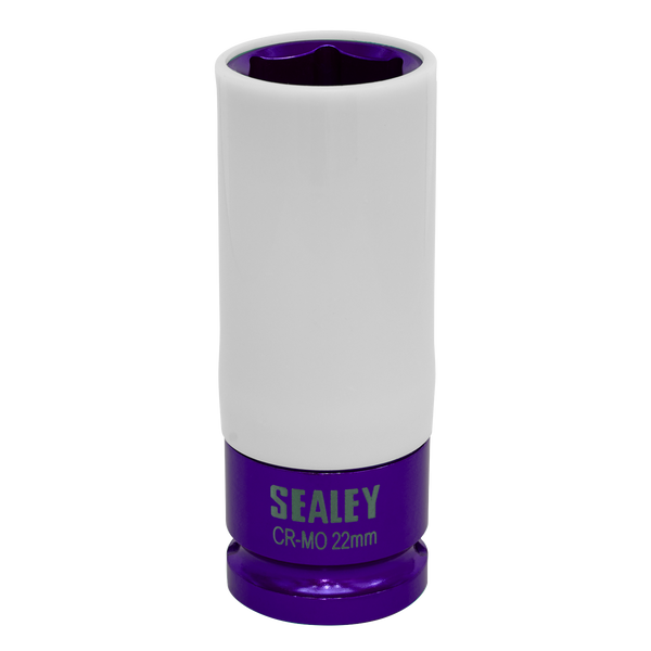 Sealey SX03022 22mm 1/2"Sq Drive Alloy Wheel Impact Socket