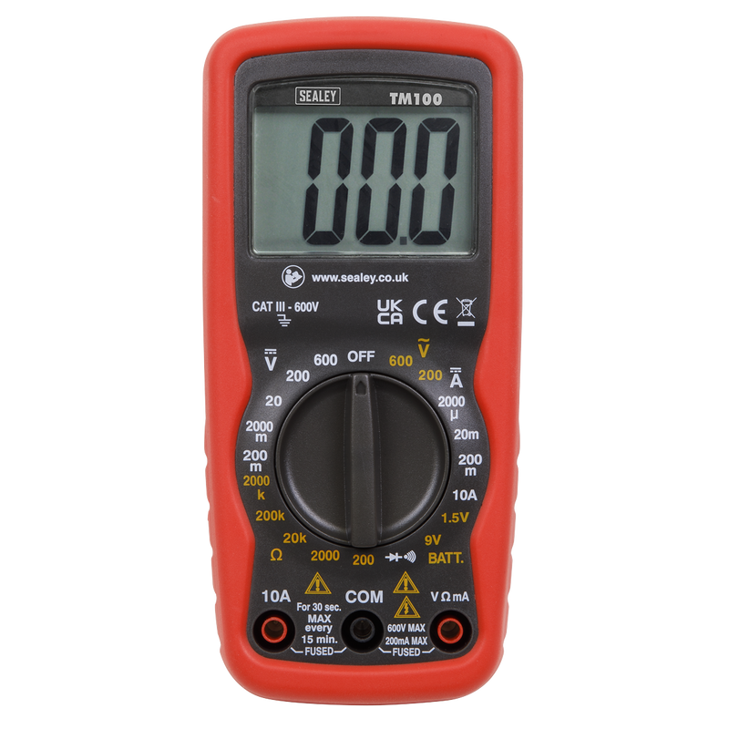 Sealey TM100 6-Function Professional Digital Multimeter