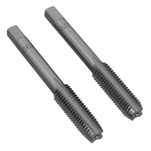 Sealey TSM10 2pc M10 x 1.5mm Tap Set (Taper & Plug)
