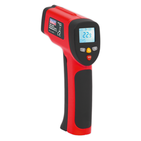 Sealey VS940 Infrared Twin-Spot Laser Digital Thermometer 12:1