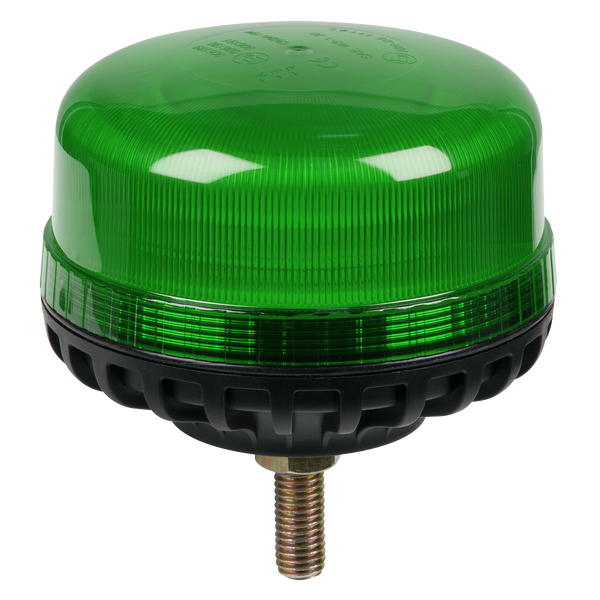 Sealey WB951LEDG 12V/24V SMD LED Warning Beacon with 12mm Bolt Fixing - Green