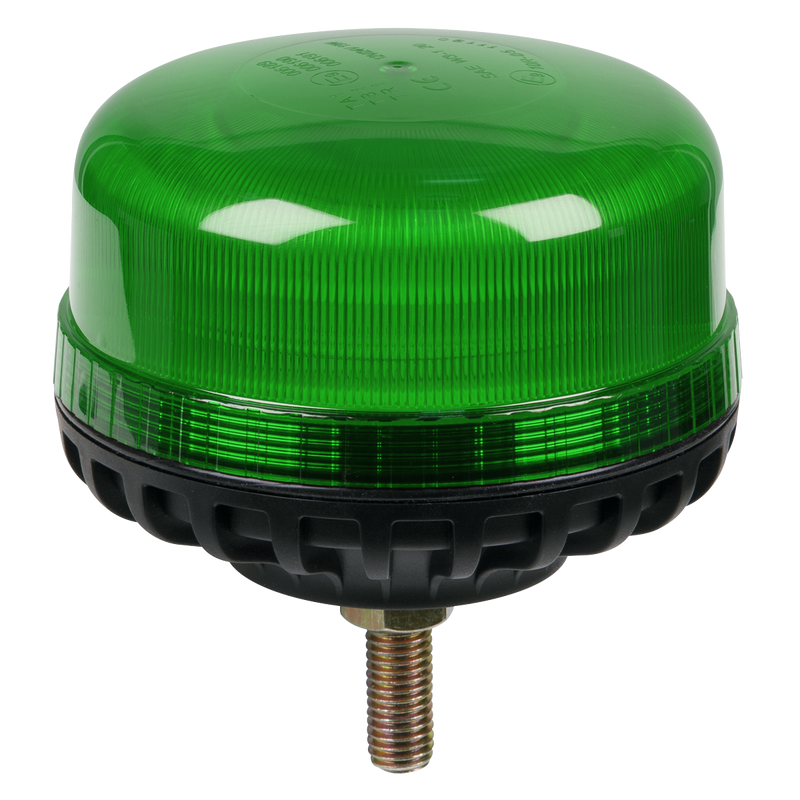 Sealey WB951LEDG 12V/24V SMD LED Warning Beacon with 12mm Bolt Fixing - Green