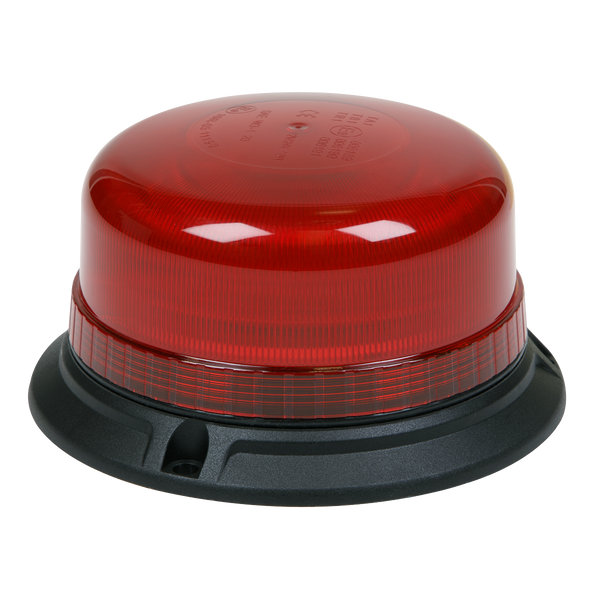 Sealey WB952LEDR 12V/24V SMD LED Warning Beacon with 3 x 6.5mm Bolt Fixing - Red