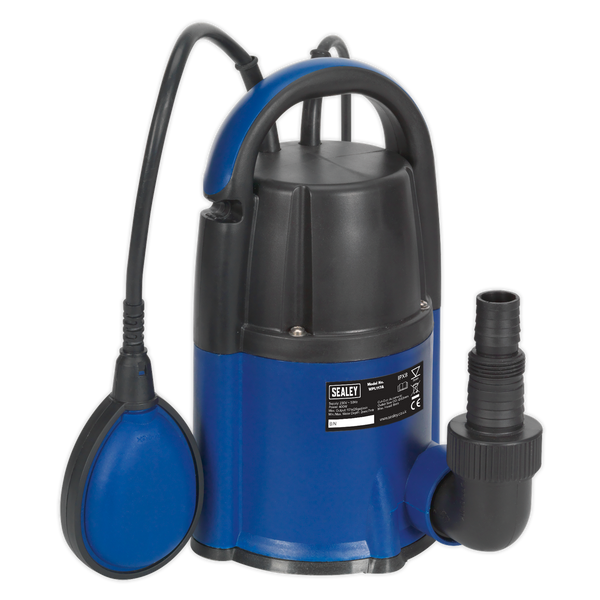 Sealey WPL117A 117L/min Automatic Low Level 2mm Submersible Water Pump