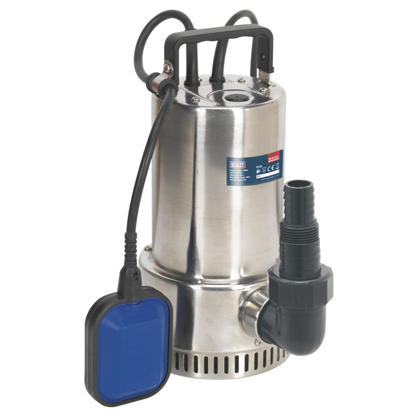 Sealey WPS250A 250L/min Automatic Stainless Submersible Clean Water Pump