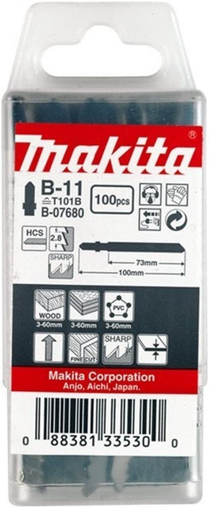 Makita B-07680 100pc Jigsaw Blade B11