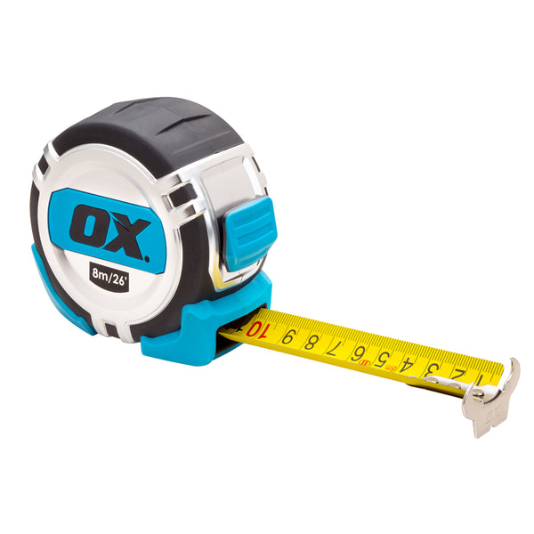 OX Tools OX-P028708 Pro Metric/Imperial 8m Tape Measure