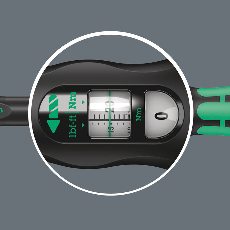Wera 05075611001 Click-Torque B 2 torque wrench with reversible ratchet, 20-100 Nm, 3/8" x 20-100 Nm