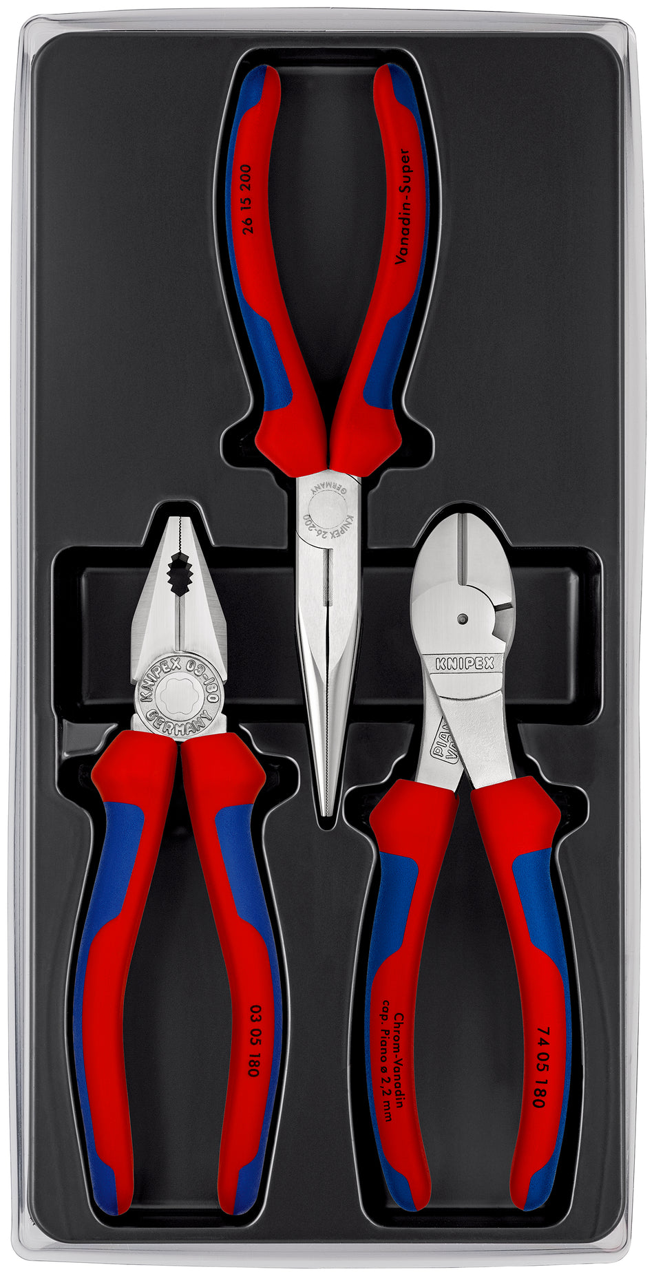 KNIPEX 00 20 11 V01 Assembly Set  (self-service card/blister)