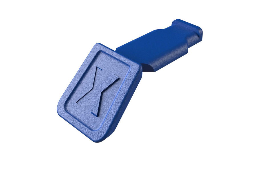 KNIPEX 00 61 10 CB ColorCode Clips blue (10 pieces)  21 mm