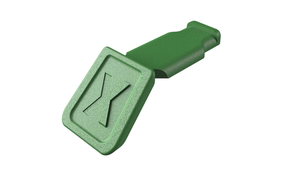 KNIPEX 00 61 10 CG ColorCode Clips green (10 pieces)  21 mm