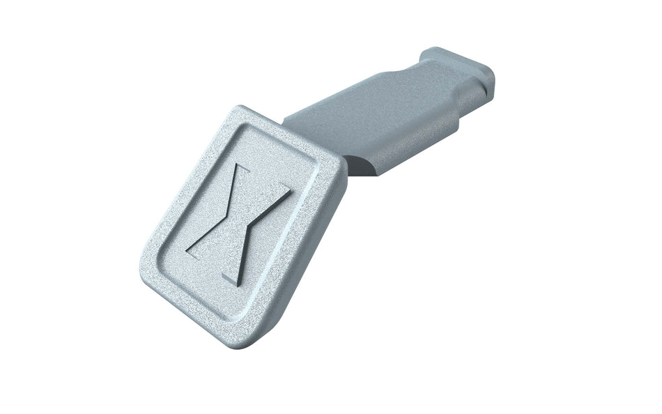 KNIPEX 00 61 10 CS ColorCode Clips gray (10 pieces)  21 mm