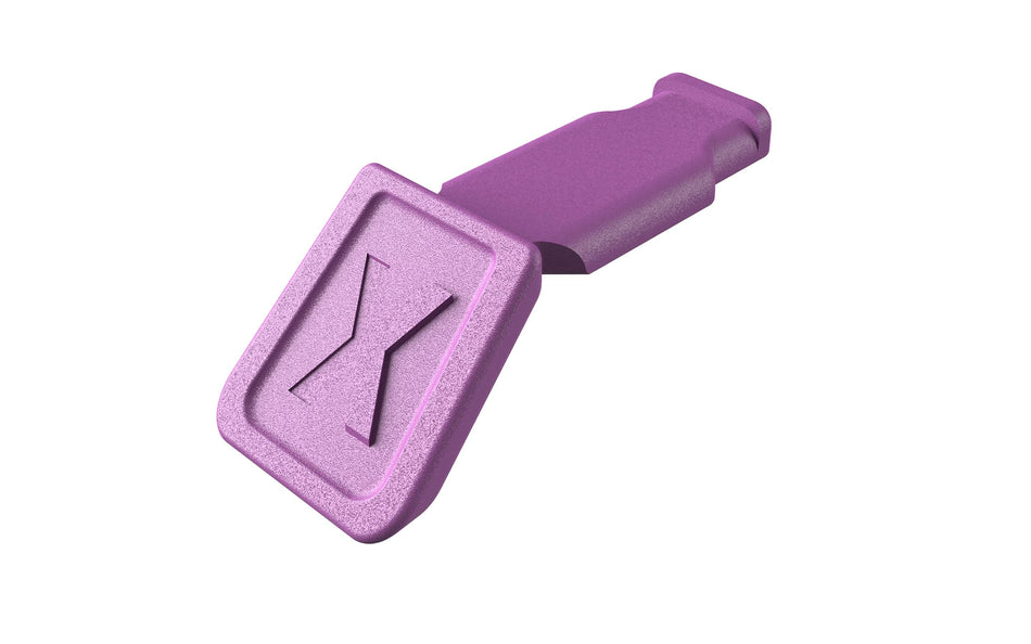 KNIPEX 00 61 10 CV ColorCode Clips purple (10 pieces)  21 mm