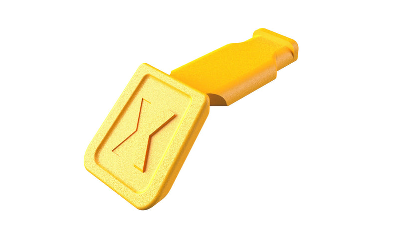 KNIPEX 00 61 10 CY ColorCode Clips yellow (10 pieces)  21 mm