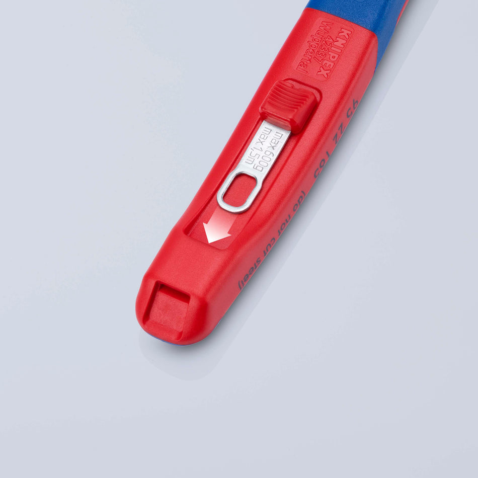 KNIPEX 00 63 06 TCR TetheredTool Clips + ColorCode Clips red, 3 pieces each  122 mm