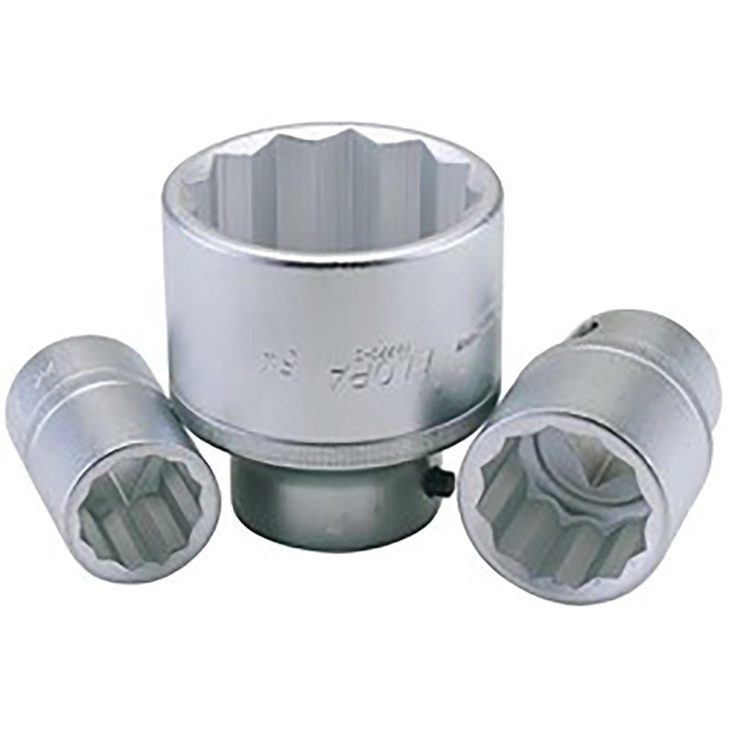 DRAPER 00715 Elora Bi-Hexagon Socket, 3/4" Sq. Dr., 23mm