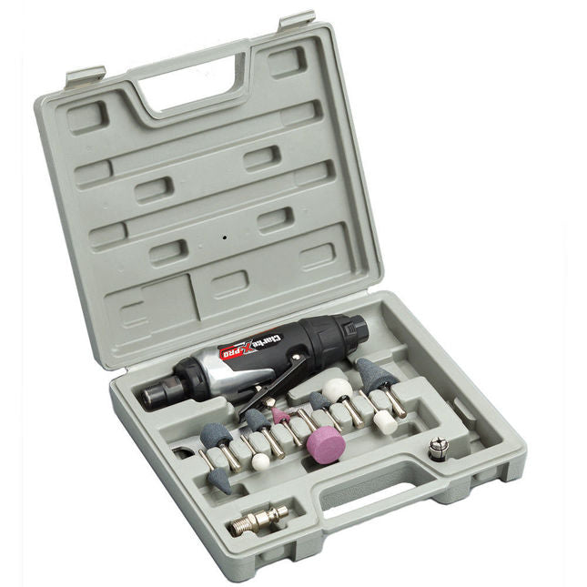 Clarke 3120143 X-Pro CAT129 Professional 15 piece _" Air Die Grinder Kit