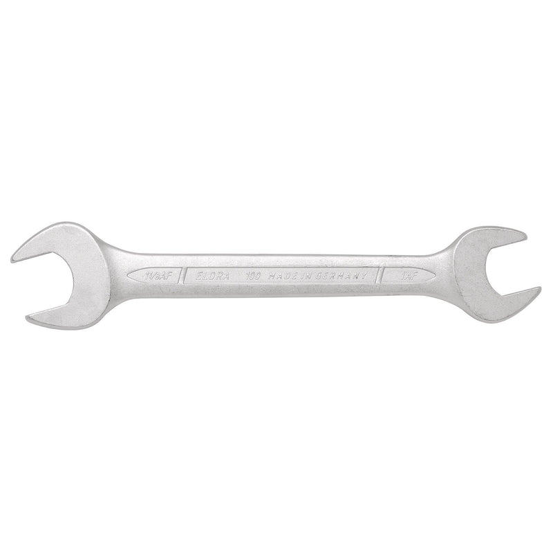 DRAPER 01606 Elora Long Imperial Double Open End Spanner, 1 x 1.1/8"
