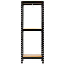 BUNKER®27794 14 Piece Modular 3 Tier Racking with Hardwood Shelving, 750mm