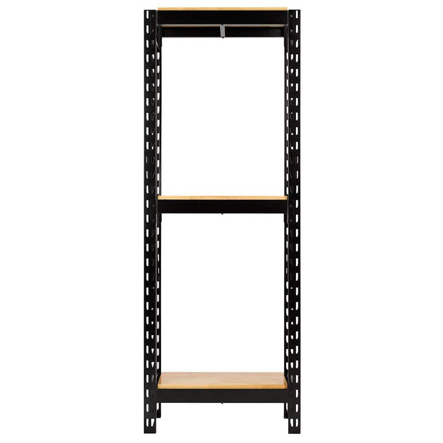 BUNKER® 27921 14 Piece Modular 3 Tier Racking with Stainless Steel Shelving, 750mm