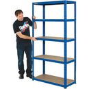 Clarke 6600734 CSM5100BL 100kg Boltless Shelving (Blue)