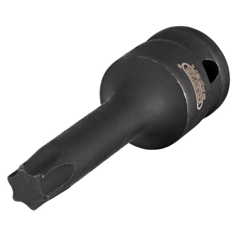 Draper 02649 TX-STAR®; Impact Socket Bit, T55, 1/2" Sq. Dr.