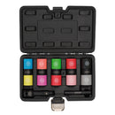 DRAPER 02744 Double Ended Wheel Lug Nut Socket Set, 1/2" Sq. Dr. (7 Piece)