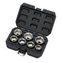 DRAPER 02747 Oil Filter Socket Set, 3/8" Sq. Dr. (7 Piece)