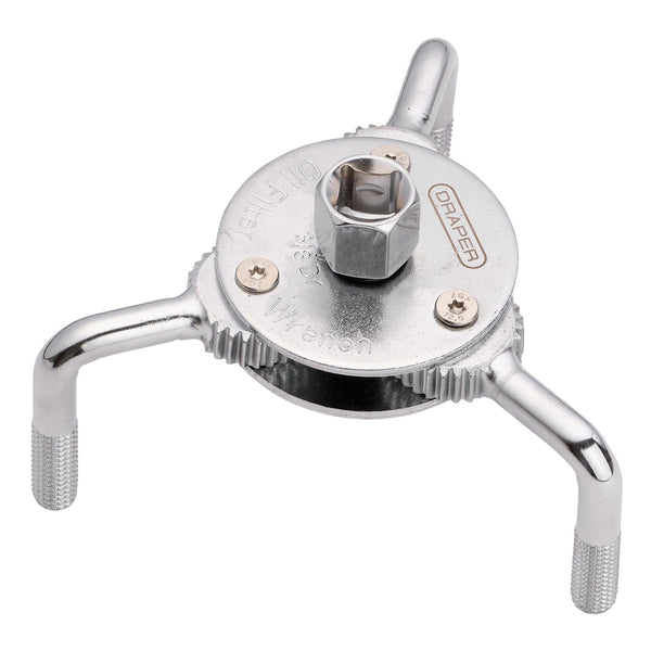 Draper 02749 3-Leg Oil Filter Wrench, 69-136mm
