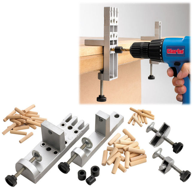 Clarke 6462124 CDJ2 Universal Dowelling Jig Set