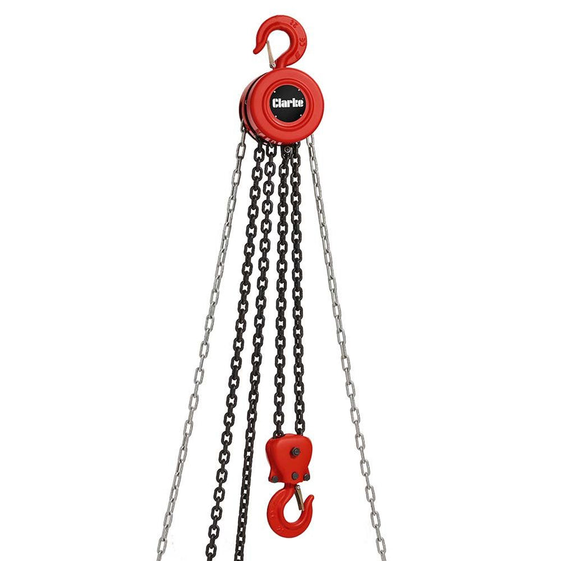 Clarke 7630473 CCH2000C 2000kg Manual Chain Block
