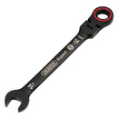 Draper 03920 Draper Expert HI-TORQ; Metric Flexible Head Ratchet Combination Spanner, 14mm, Black
