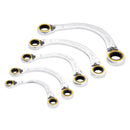 Draper Expert 03941 HI-TORQ¨ Double Ring Ratchet Half Moon Spanner Set (5 Piece)