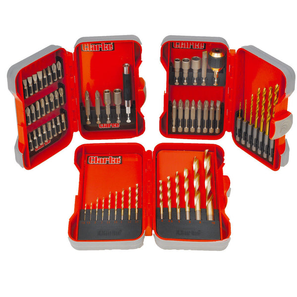 Clarke 1700544 Pro144 - 64 piece Drill & Driver Bit Set