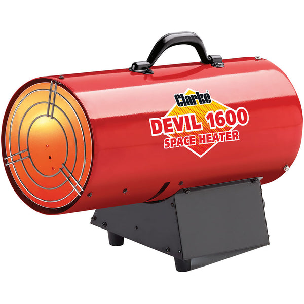 Clarke 6920190 Devil 1600 36.6kW Propane Gas Fired Space Heater (230V)