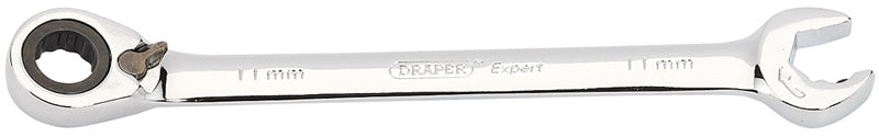 Draper 06842 Expert 11mm Expert Hi-Torq®; Metric Reversible Double Ratcheting Combination Spanner