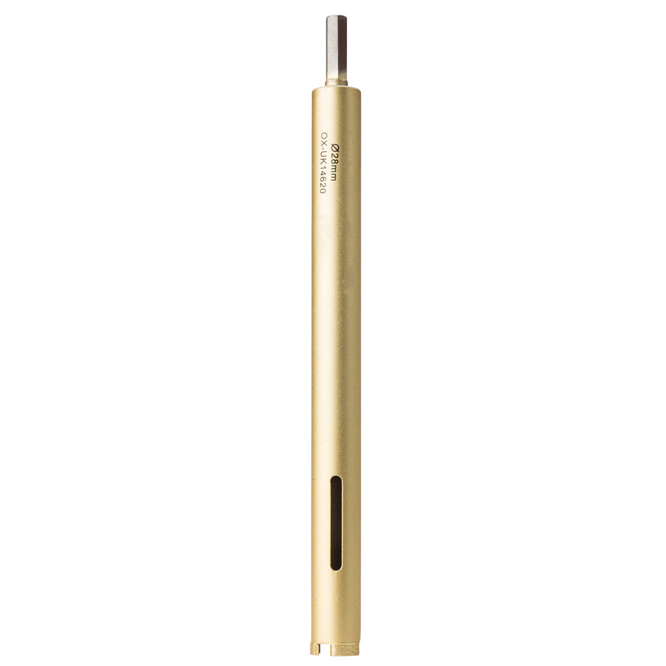 OX Tools OX-BD028-HEX Spectrum Plus Gold Dry Diamond Core Drill - 28mm