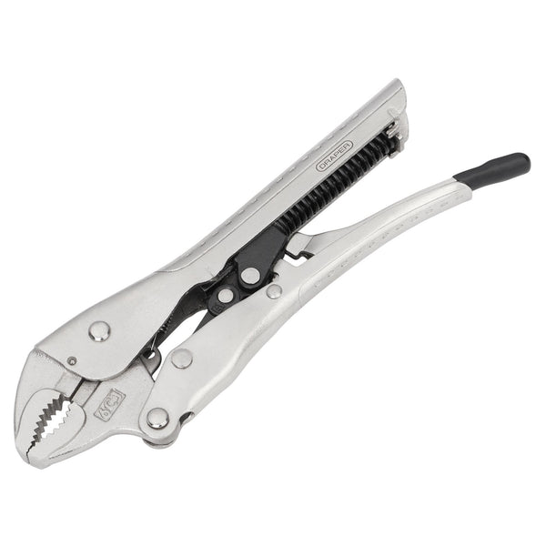DRAPER 07101 Curved Jaw Auto Locking Pliers, 175mm