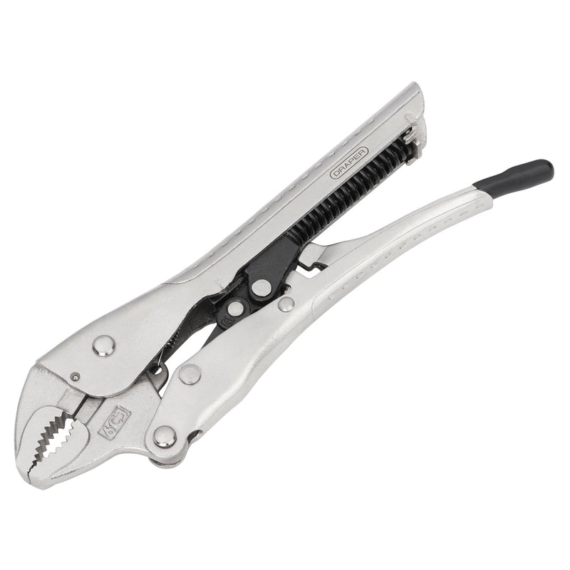 DRAPER 07101 Curved Jaw Auto Locking Pliers, 175mm