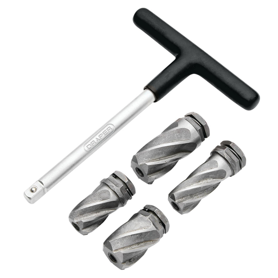 DRAPER 07127 ABS Sensor Reamer Set, 1/4" Sq. Dr. (5 Piece)