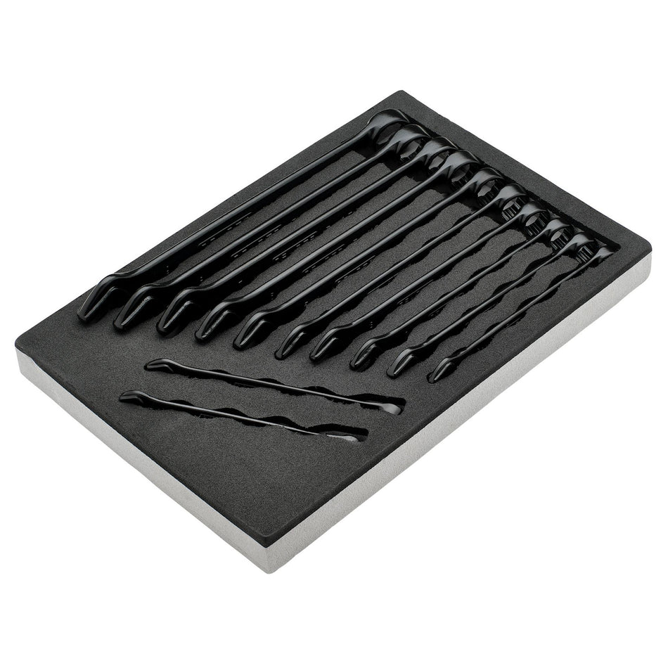 DRAPER 07143 Draper Expert HI-TORQ¨ Metric Combination Spanner Set in EVA Foam Tray (12 Piece)