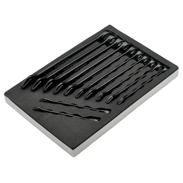 DRAPER 07143 Draper Expert HI-TORQ¨ Metric Combination Spanner Set in EVA Foam Tray (12 Piece)
