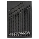 DRAPER 07143 Draper Expert HI-TORQ¨ Metric Combination Spanner Set in EVA Foam Tray (12 Piece)